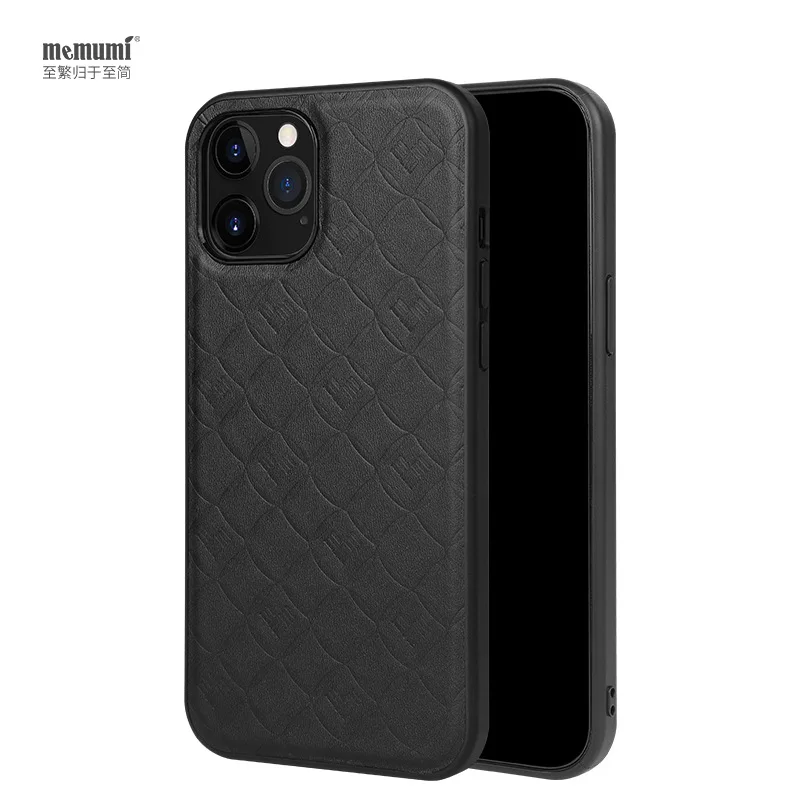 

Applicable to iPhone 12 Mobile Phone Case Iphone12promax Cowhide All-Inclusive Drop Protection Case