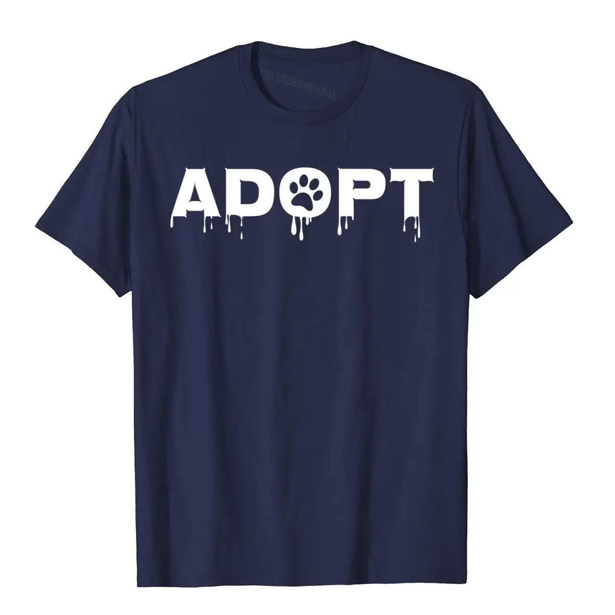 Adopt And Rescue Dog Cat For Animal Lover Oversized Tees Tops T Shirt Brand England Style Cotton Men's Top T-Shirts Custom |