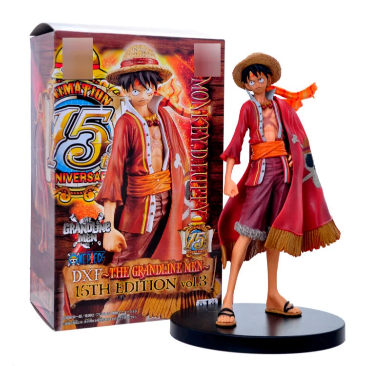

One Piece Luffy Theatrical Edition 15th Anniversary Action Figure Juguetes Anime Figures Model Toys for Kids Christmas Gift 17cm
