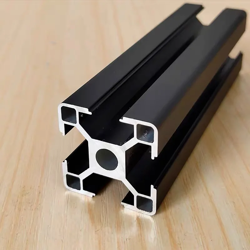 Экструзионный черный алюминиевый профиль DHL 3030 3060 4040 600 мм-1000 мм детали для 3D