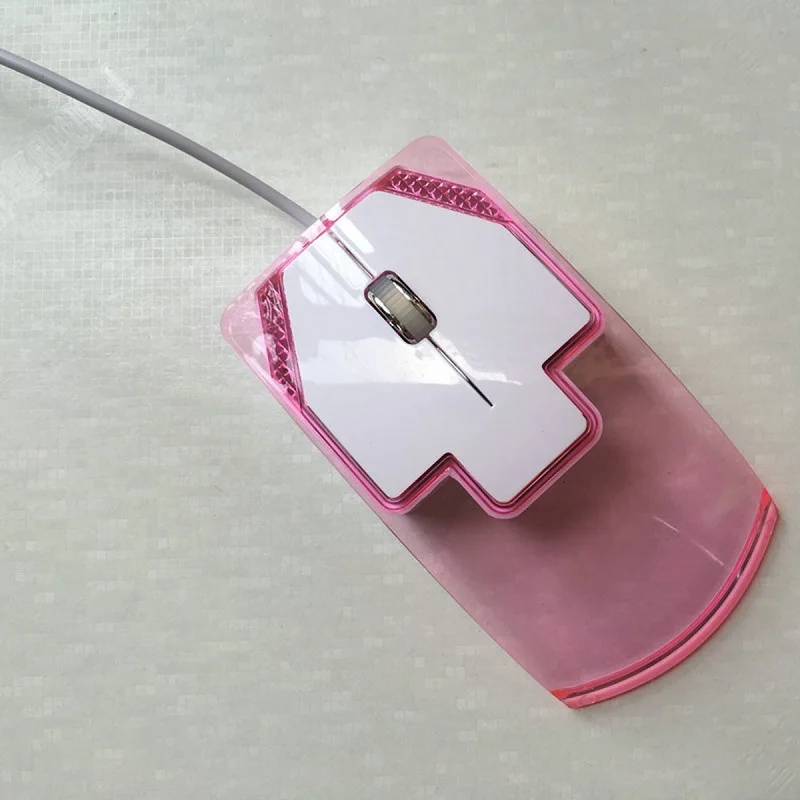 Красочная светящаяся высокопроизводительная Проводная мышь USB игровая 3 кнопки