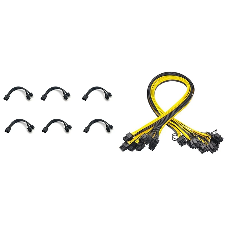 

6 шт., кабель питания для графического процессора PCI-E