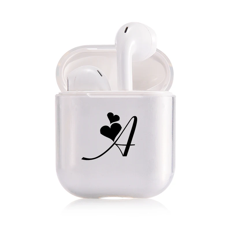 Мягкий силиконовый роскошный чехол Air Pods для Apple airpods чехол Милые простые линии прозрачный чехол Airpods в наушниках аксессуары