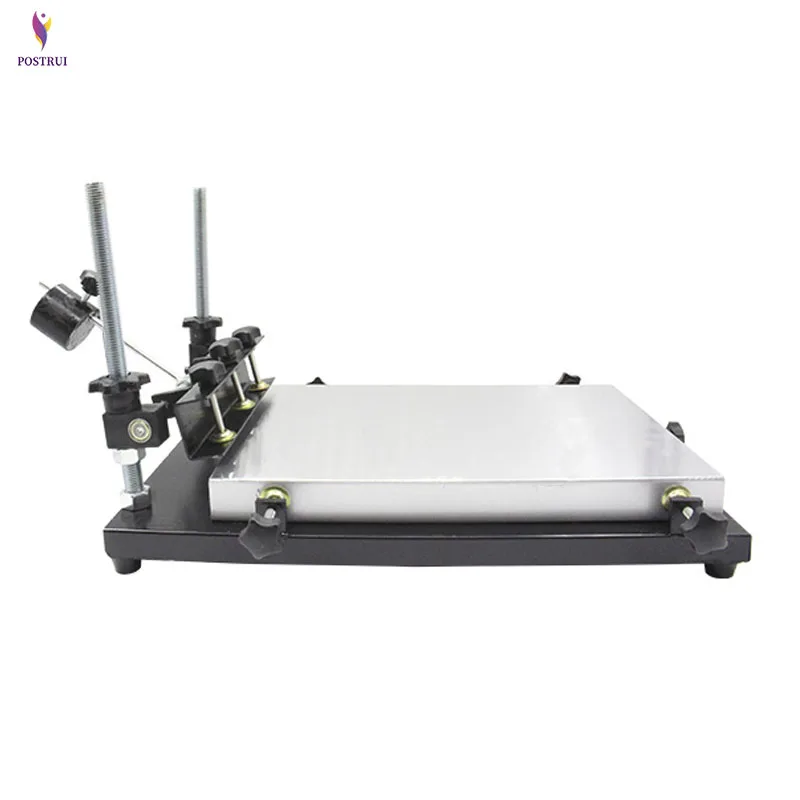 Одноцветный Трафаретный принтер футболки трафаретная печатная машина плоский