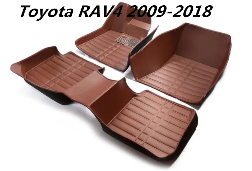 

Для 09-18 Toyota RAV4 RAV 4 2009 2010 2011 2012 2013 2014 2015 2016 2017 2018 высококачественные кожаные автомобильные коврики