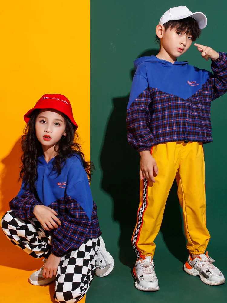 Детский реквизит для карнавала одежда в стиле хип хоп толстовка с капюшоном