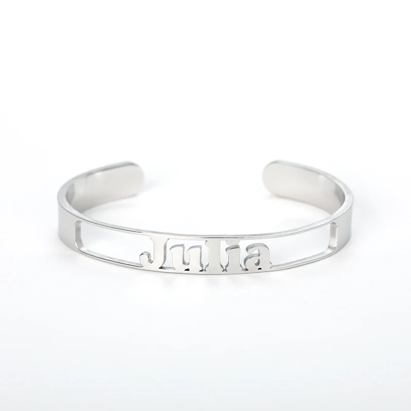 Персонализированные браслеты с табличкой ID для женщин и мужчин Cutomized из