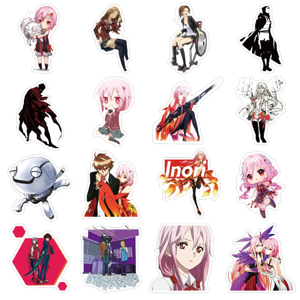 

10/30/50PCS Guilty Crown Anime Cartoon Cute Character Graffiti Sticker Skateboard Luggage Decoration Children's Toy Wholesale
