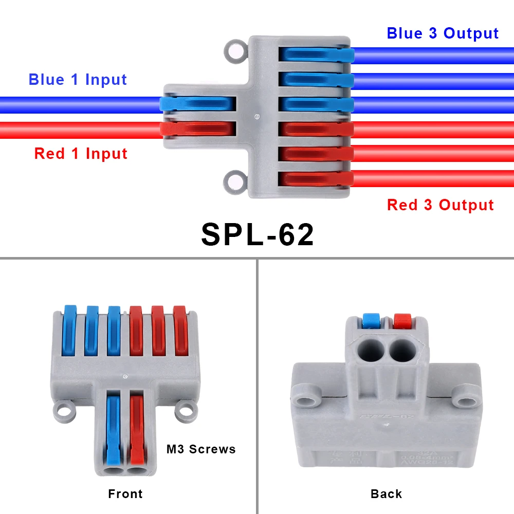 5 шт. мини-клеммные колодки для быстрого сплиттера | Обустройство дома