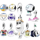 925 аутентичный 2021 зимний художник Co фирменный кулон из бисера Matisse Санта Рождественские Подвески Ювелирные изделия подходит к оригинальному браслету Pandora