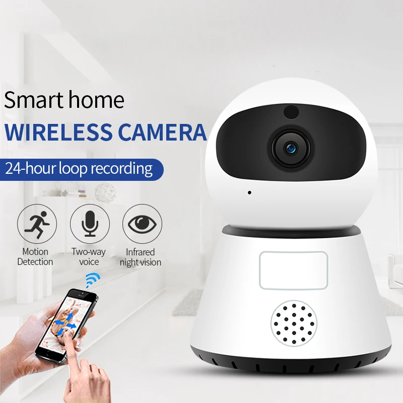 720/1080P IP камера PTZ Беспроводная мини ip Обнаружение движения инфракрасная ночного