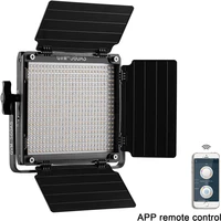 gvm 560as bi color led photographic lighting video studio light 560 led lamp panel kit barndoor app remote digital adjustable