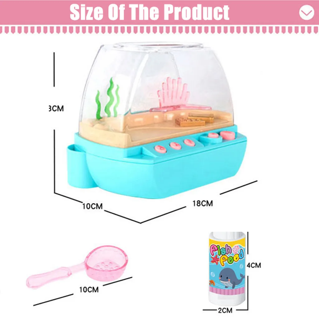 Interesting Kids Aquarium Children's Simulation Electric Fishes Tank Toys Set Parent-child interactive Games Dropshipping | Игрушки и