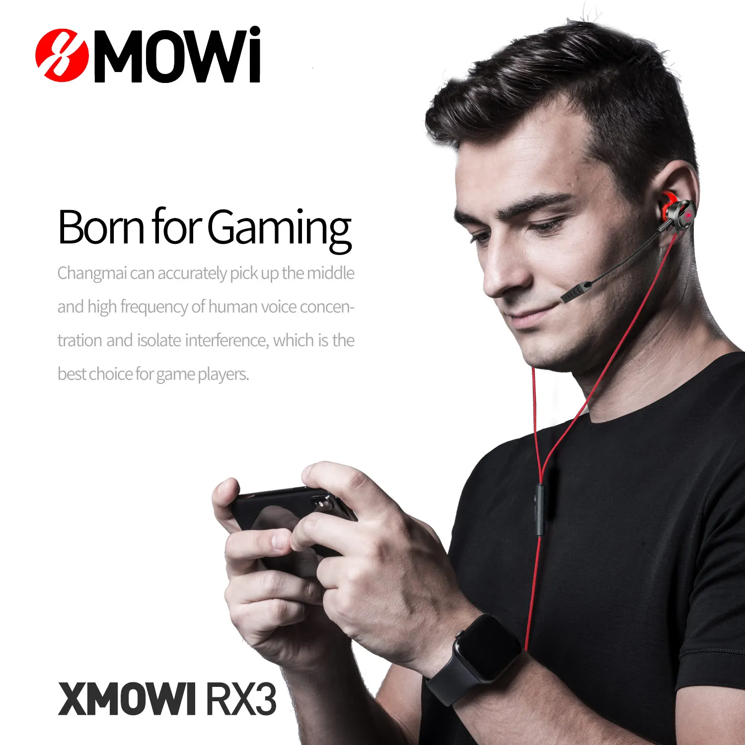 plextone xmowi rx3 gaming earphone in ear headset wired headphones with detachable mic for mobile phonelaptoppcps5 free global shipping