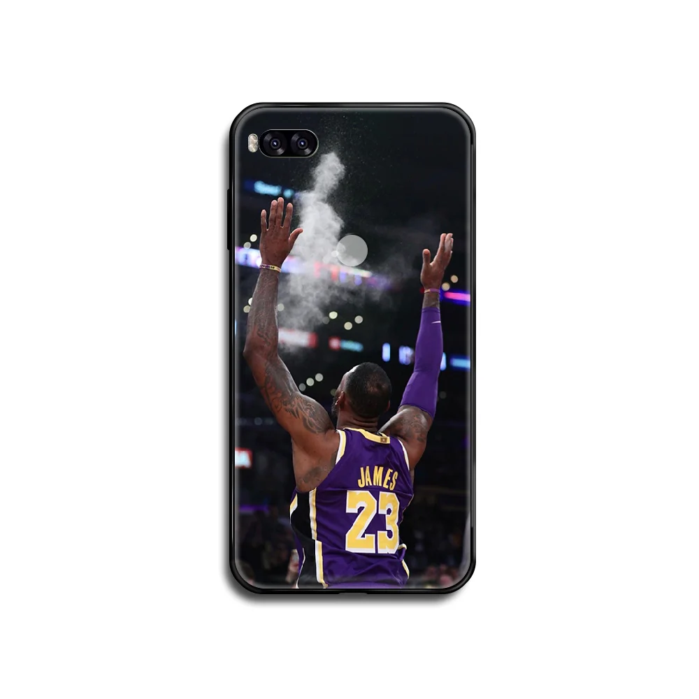 

Basketball King James 23 Phone case cover hull For Xiaomi Redmi Mi Note 3 5 6 8 9 A1 2 Max3 Mix2 X SE Lite Pro black funda art