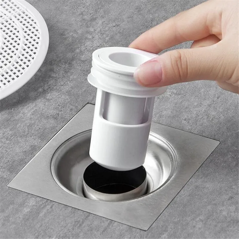 

Bathroom Sewer Floor Drain Core Cover Domestic Deodorant Stopper Sink Waste Drain Strainer Anti-odor Kitchen Backflow Filter