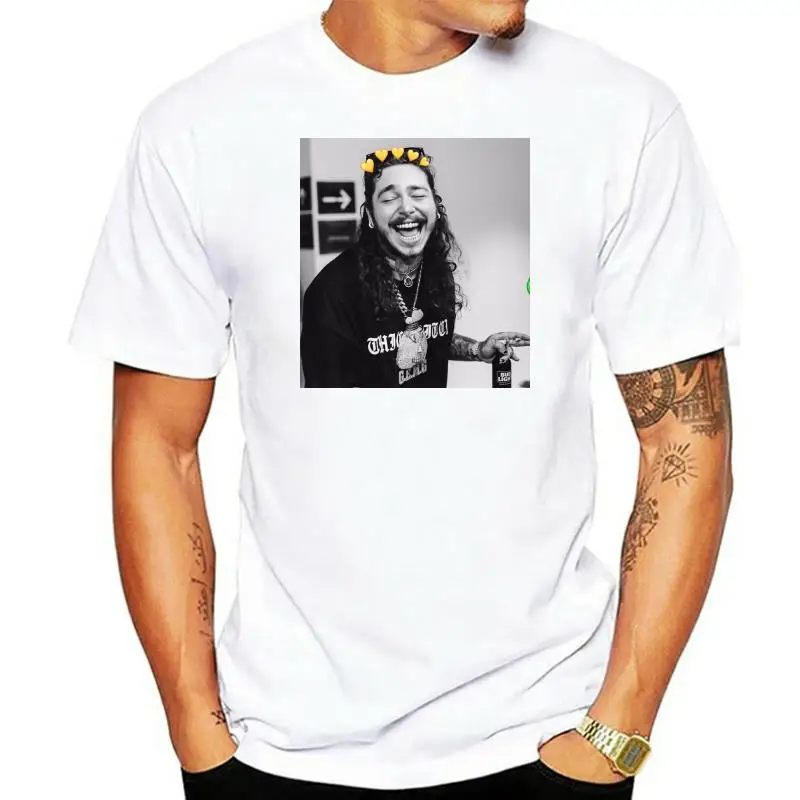 

Post Malone T-Shirt Unisex Famous Rapper Print Congratulations Shirt Round Neck Tops TEE Shirt