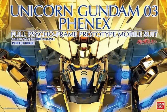 Premium Bandai PG 1/60 RX-0 единорог GUNDAM 03 PHENEX гальванизированная версия сборные модели