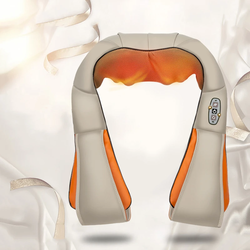 Шиацу шейный массажер для спины и шеи Электрический роликовый ручной аппарат