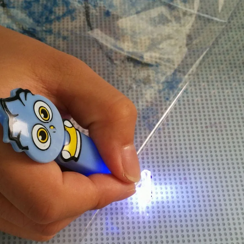 Набор для алмазной вышивки мультяшная светодиодная ручка светильник кой