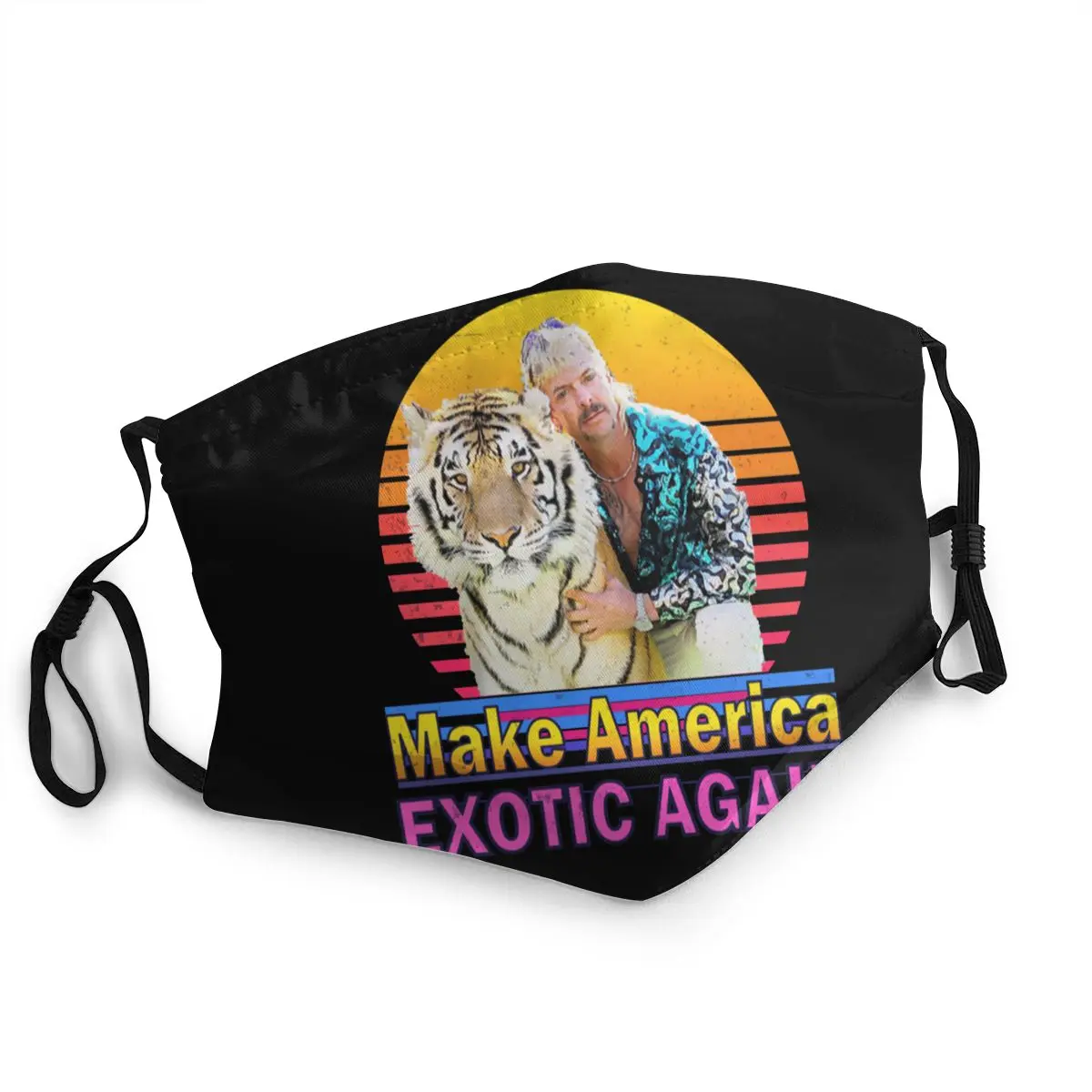 Многоразовая маска для лица Joe Exotic Tiger King с большим котом PM2.5 защита от пыли