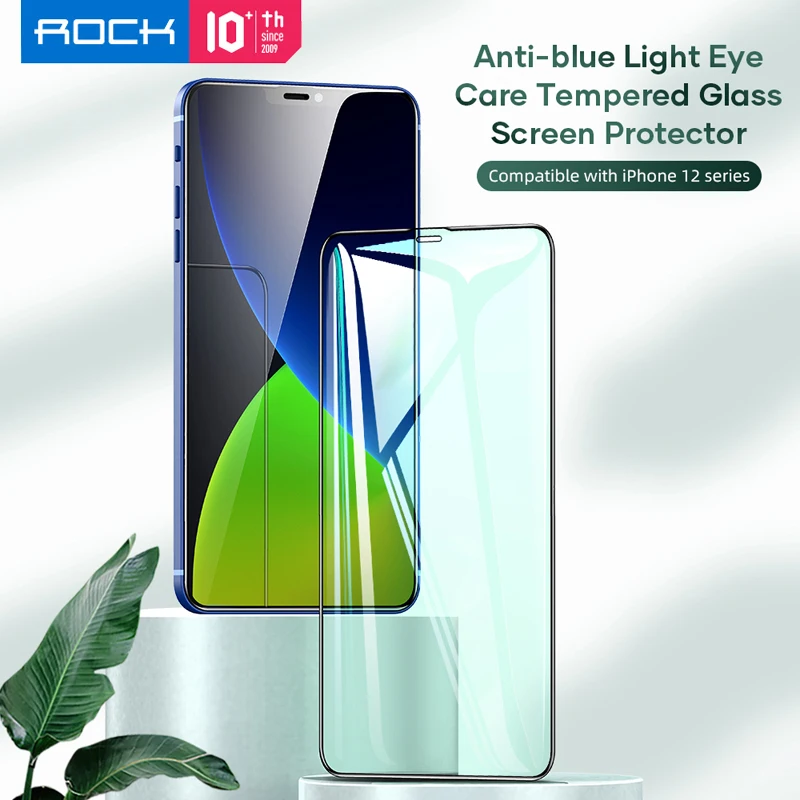 

Для iPhone 12 Pro стекло 2.5D 0,25 мм с защитой от УФ-излучения для ухода за глазами, закаленное стекло синего света на весь экран для iPhone 12 мини стекл р...