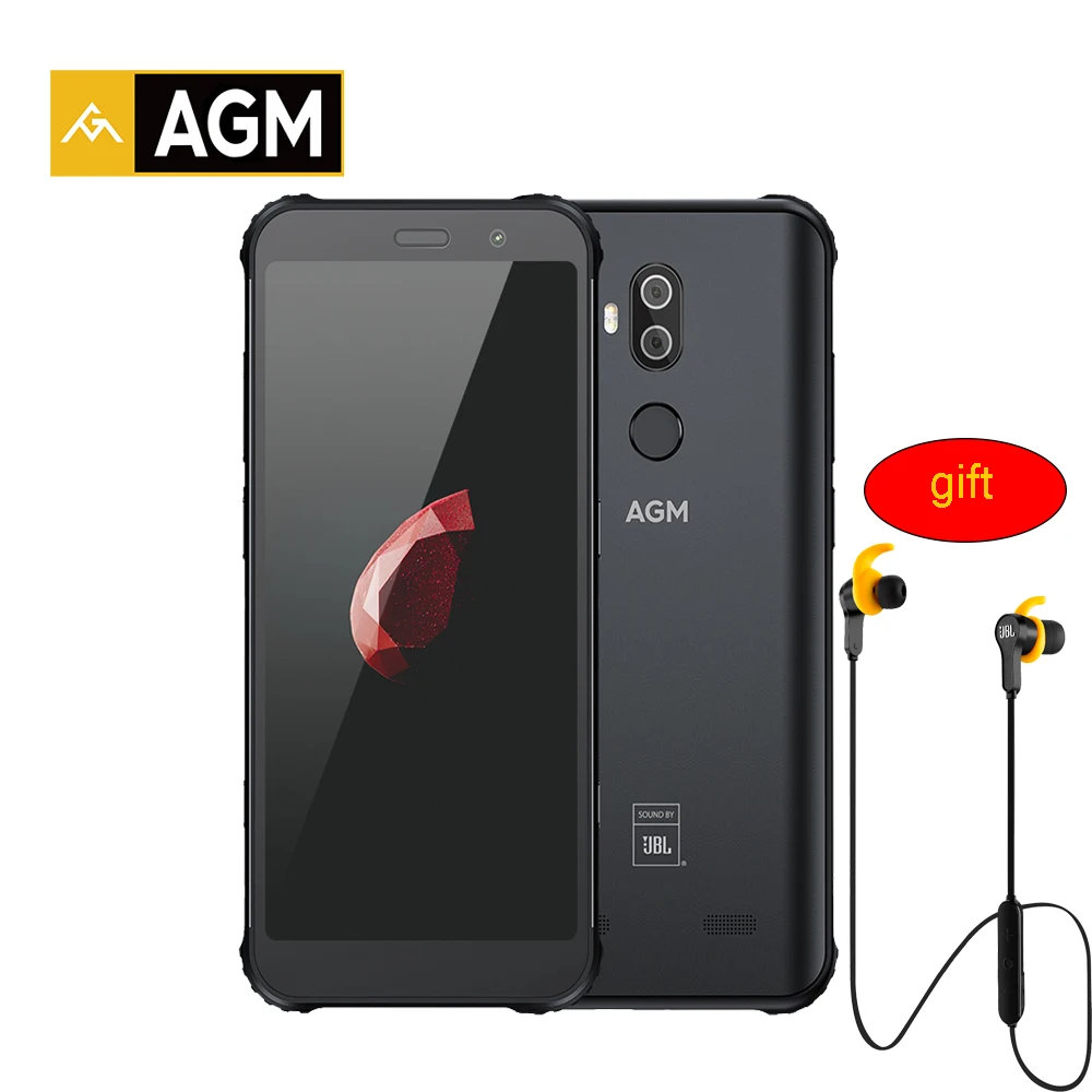AGM X3 JBL Cobranding 5 99 'ƊG смартфон 8G + 128G SDM845 Android 8 1 IP68 водонепроницаемый мобильный