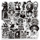 Стикеры в стиле панк и готика, модные стикеры в стиле ужасов и граффити для сделай сам, для мотоцикла, автомобиля, шлема, гитары, ноутбука, скейтборда, 50 шт.