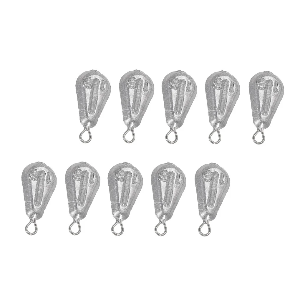 

20pcs Chicken Heart Shape Fishing Leads Fishing Supplies Lead Fishing Weights