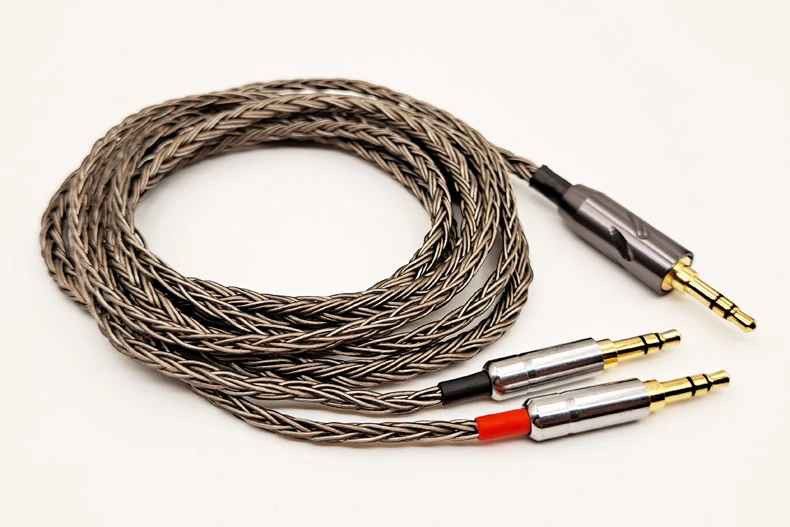 16-core braided 6N 3.5mm OCC Audio Cable For HiFiMAN Sundara Ananda HE1000SE HE6se HE5se HE-X4 HE4XX HE-400i 2020 Headphones | Электроника