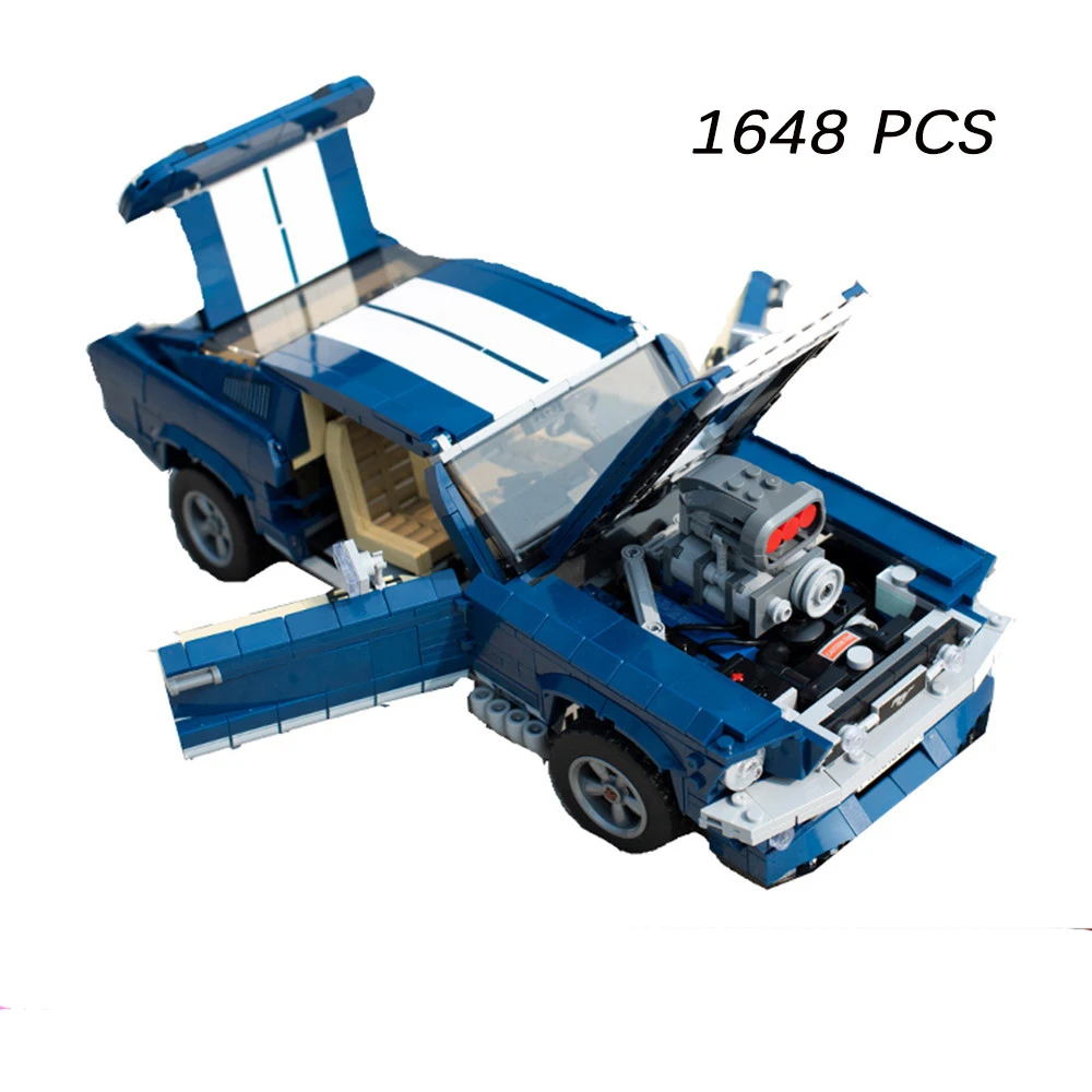 21047 Technic Ford MustangED 10265 строительные блоки 701960 21046 создатель Aston king Martined Рождественский автомобиль Развивающие Кирпичи Игрушка - Цвет: 21047
