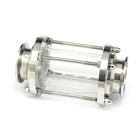 Подходящая трубка с тройным зажимом, внешний диаметр 51 мм, 2 дюйма, санитарный фитинг из нержавеющей стали 304, смотровое стекло для домашнего пивоварения