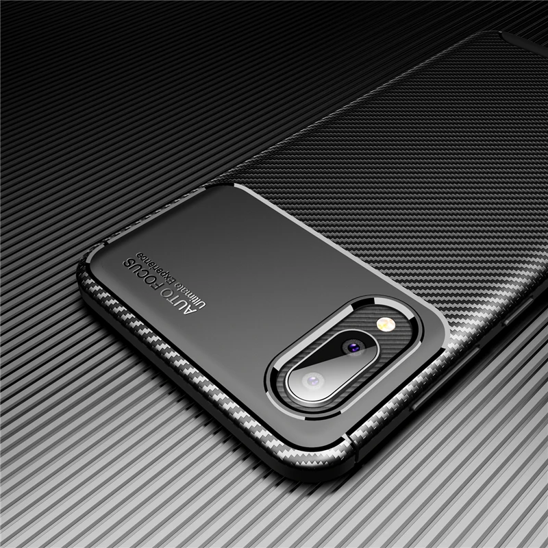 

For Samsung Galaxy A02 Case Bumper Silicone Anti-knock Carbon Fiber Cover For Samsung A02 Case For Samsung A02 Cover 6.5 inch