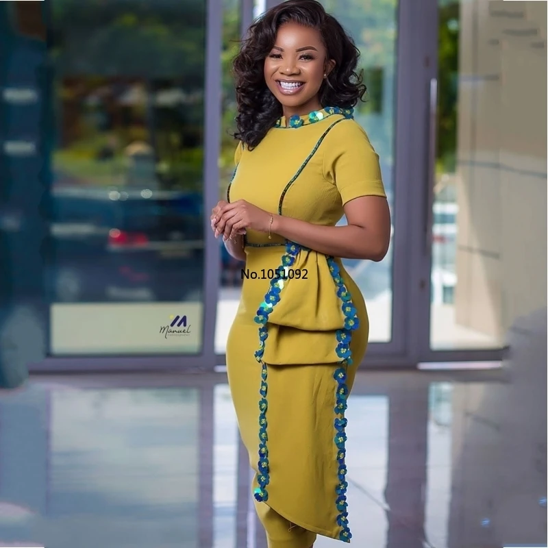 Офисная Африка одежда африканские платья для женщин 2020 элегантный модный стиль