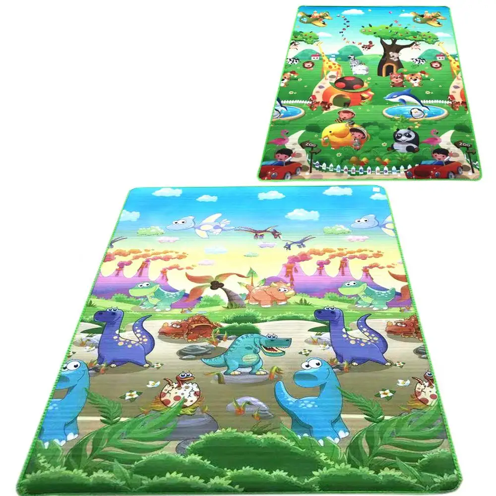 Детский игровой коврик 0 5 см толстый ползающий с двойной поверхностью ковер для