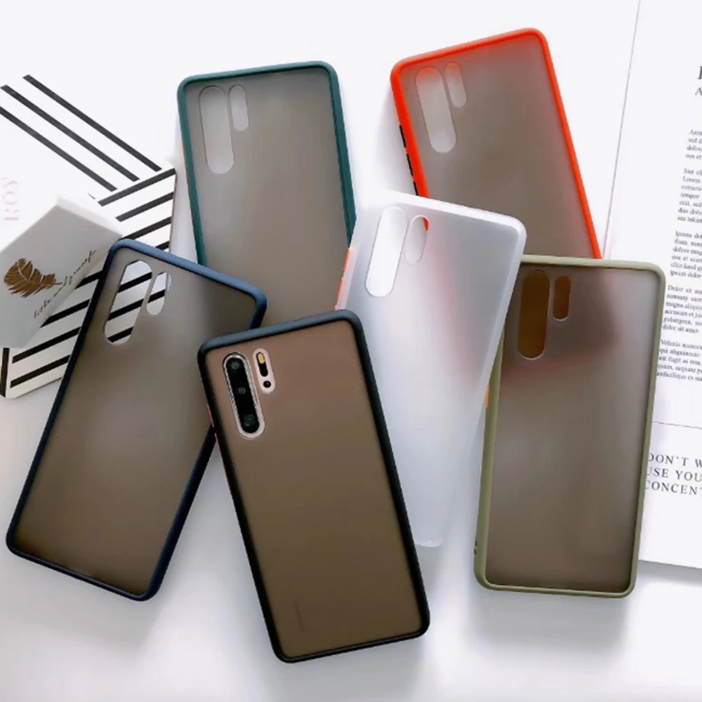 Роскошный противоударный защитный матовый чехол для телефона Huawei Mate20 30 lite P20 40 pro