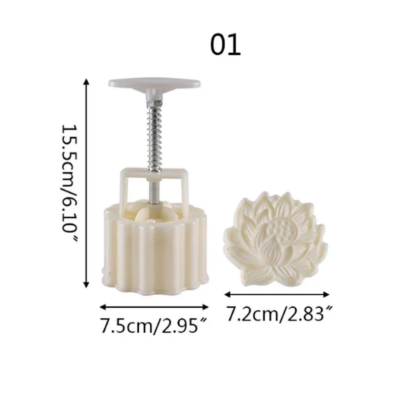 

Пластиковый пресс-форма для лунных пряников 3D лотоса