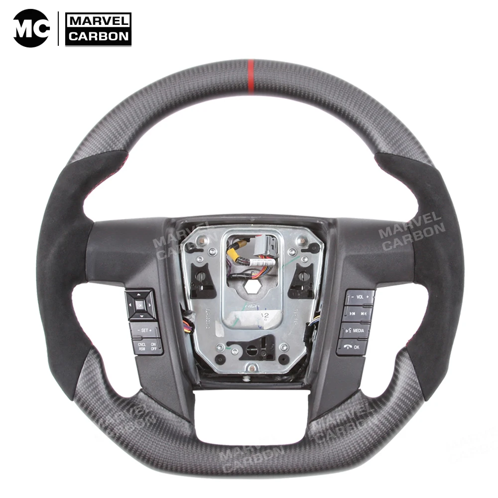 

100% Real Carbon Fiber Steering Wheel for Ford Focus