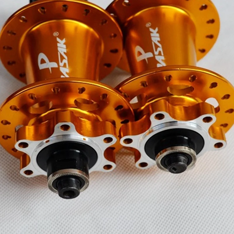 

PASAK Mountain Bike 4 Palin Bearing Disc Brake Hub Front Rear Axle Hubs 32 Hole Quick Release