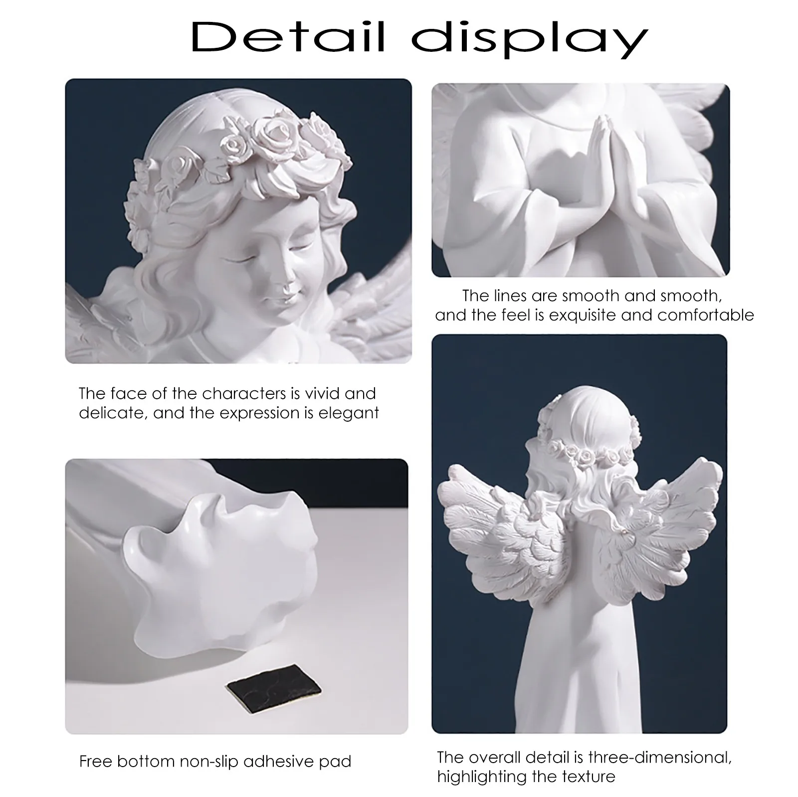 

Tuin Decoratie Resin Angel Ornaments Creative F-airy Angel Family Sculpture Presents Mother's Day Gift Garden Decoration Outdoor
