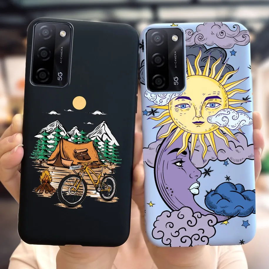 Чехол для OPPO A55, роскошный эстетический чехол для телефона с рисунком конфет для OPPO A55 A 55, блестящий чехол PEMT20, чехлы OPPOA55 CPH2325, мягкие чехлы