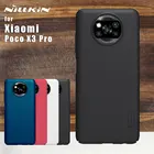 Чехол Nillkin матовый на 360 градусов для Xiaomi Poco X3 Pro, чехол для телефона, защитная задняя крышка объектива для Xiaomi Poco X3 NFC