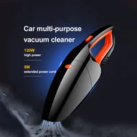 portable car vacuum cleaner 120w high power car vacuum cleaner handheld car home dual use handheld rechargeable drop shipping