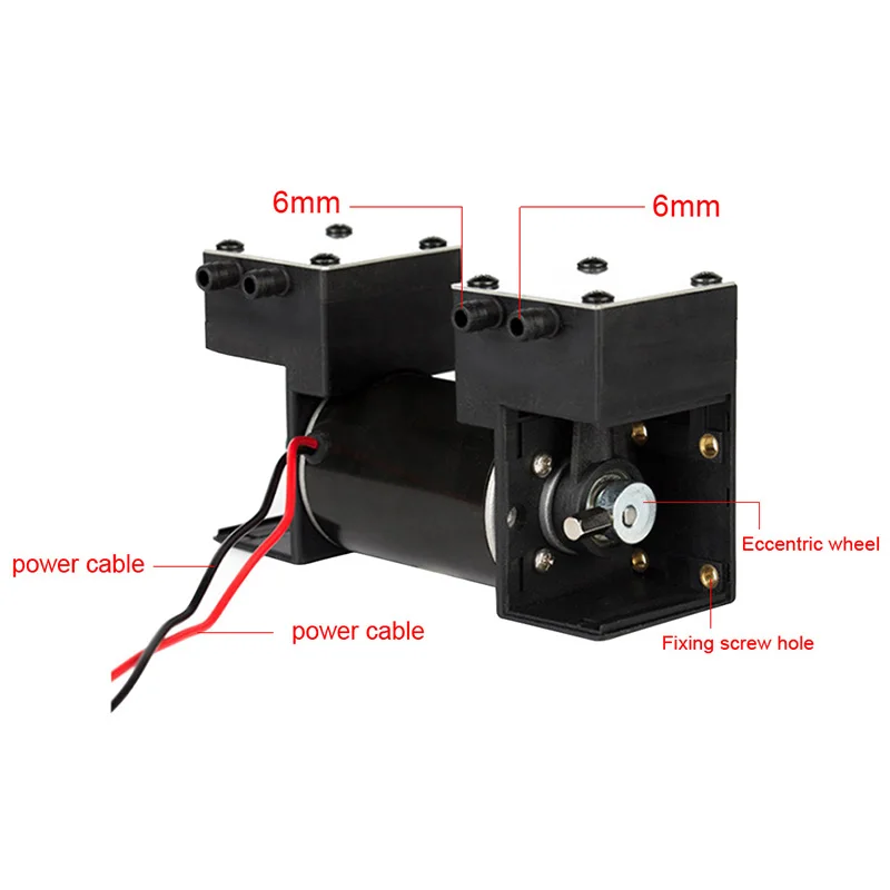 Микро-вакуумный насос бесшумный электрический высокого отрицательного давления