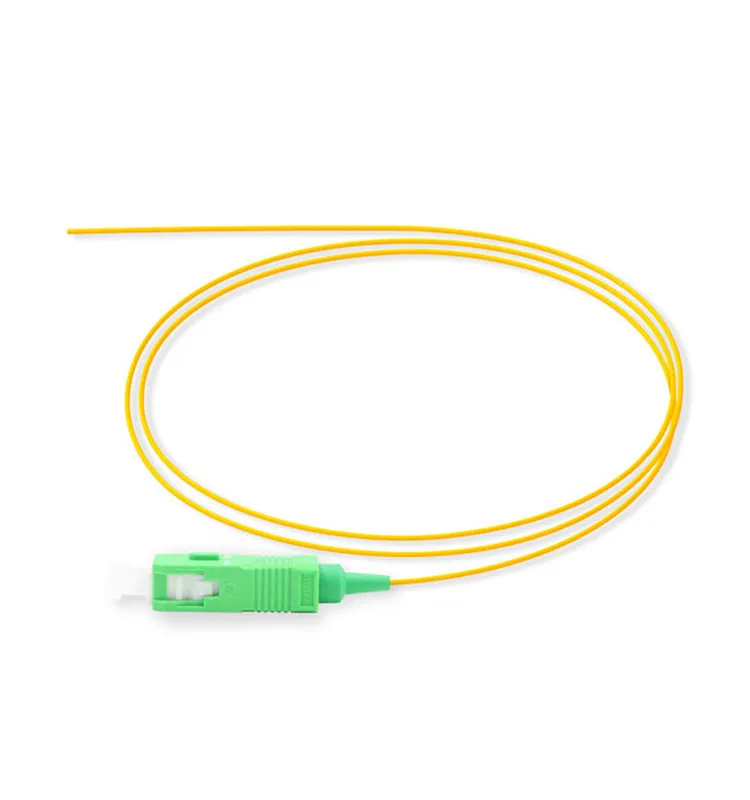 

1/1.5/2 Meter fiber optic cable50/100PCS SC/APC fiber Optic Cable Pigtail Sx Core 9/125 SM Fiber Optic Pigtail 0.9mm LSZH Yellow
