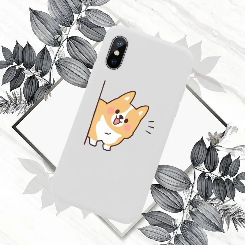 

Cute Cartoon Dog Phone Case Candy Color for iPhone 11 12 mini pro XS MAX 8 7 6 6S Plus X SE 2020 XR