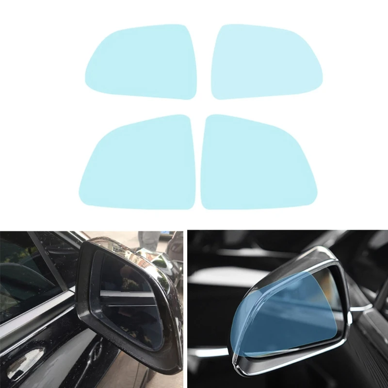 

2Pcs Car Rearview Mirror Rainproof Film Waterproof Anti-fog Film for Model 3 Y Glass Rainproof Nano Coating Safe Driving