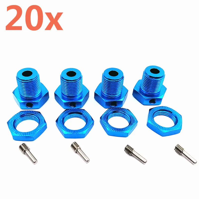 20 штук RC автомобиль обновление алюминиевого сплава колеса шестигранный
