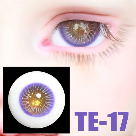 

BJD Doll Eye suitable for 1-3 1-4 1-6 size eye TE-17 layered textured series glass eye doll accessories