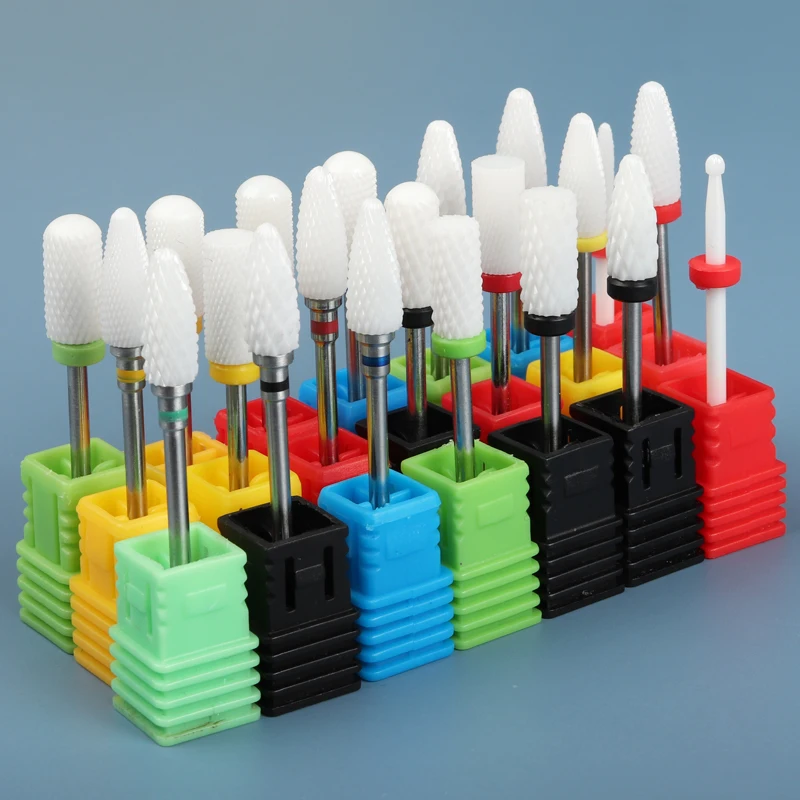 Керамическая фреза для маникюра электрическая вращающаяся ногтей инструмент